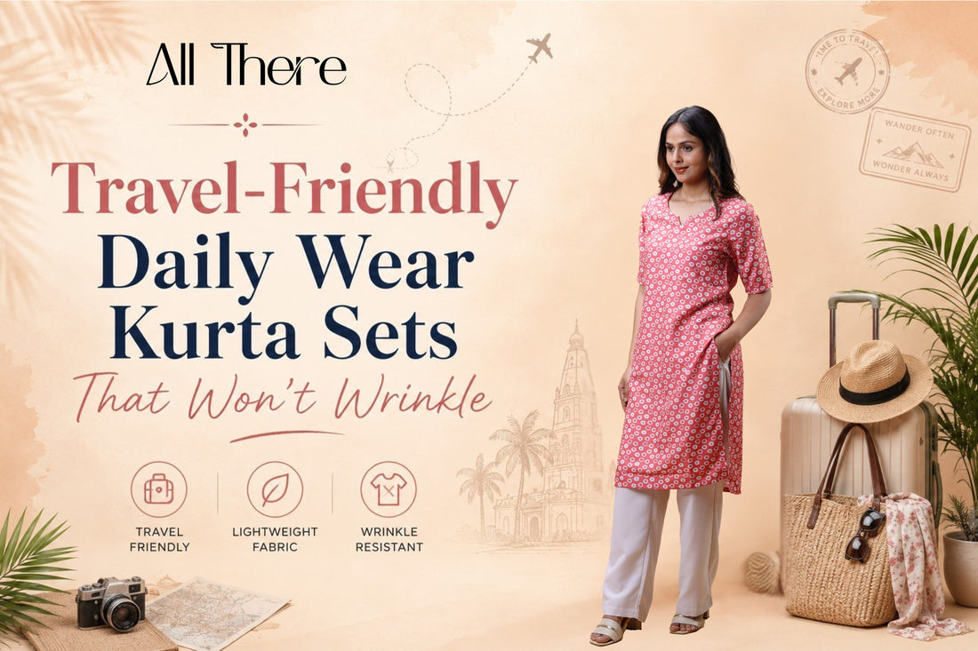 Travel-Friendly Daily Wear kurta Sets That Won't Wrinkle