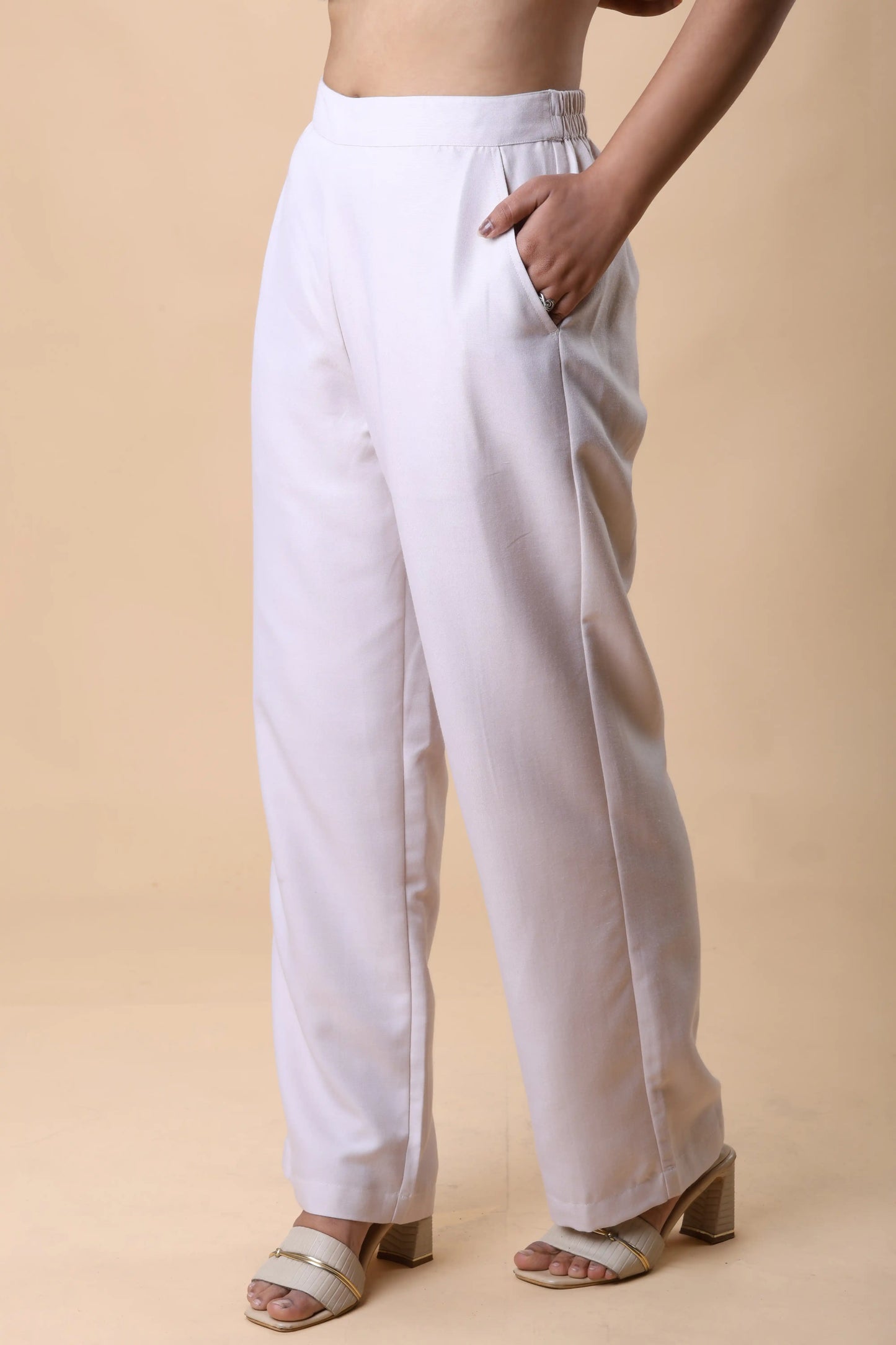 Shop Rose Pink Long Kurta Set for Women with Notch Neckline online at allthere.in