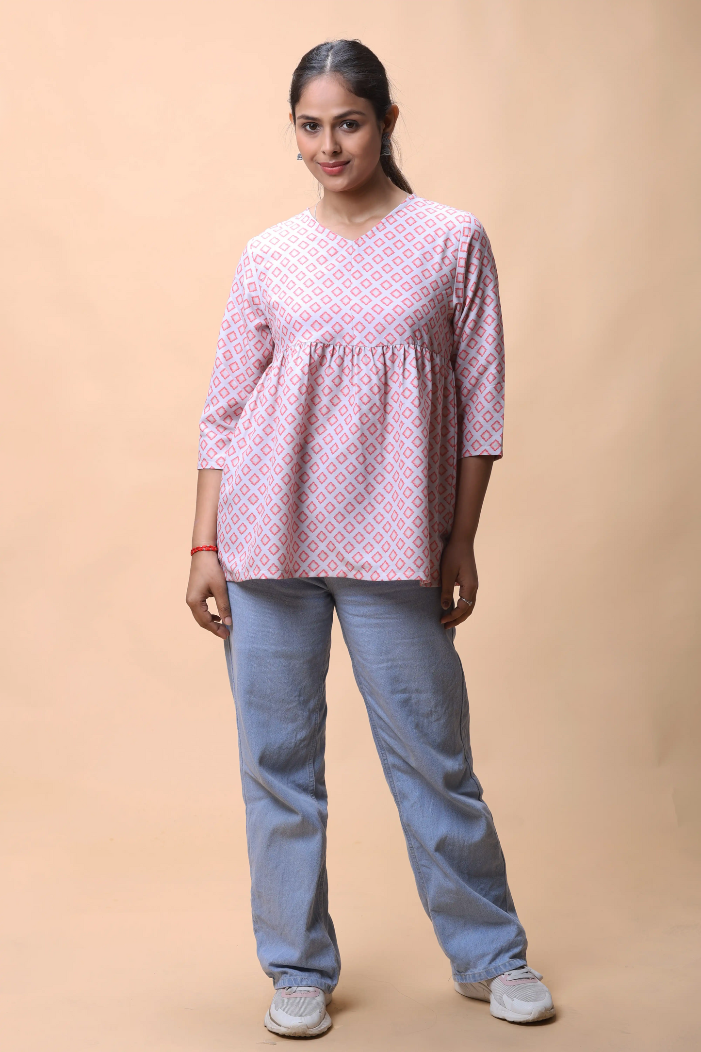 Casual short kurti for jeans for office wear