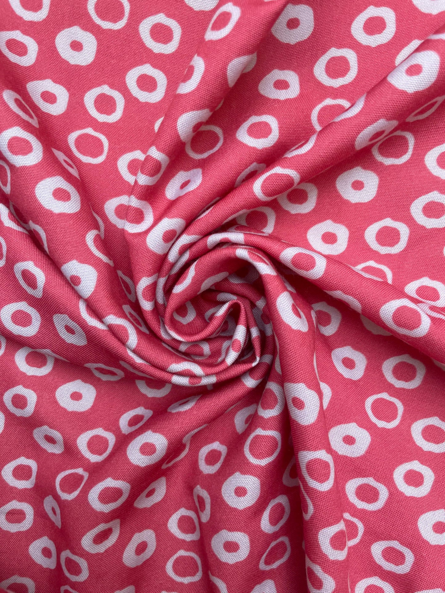 Rose Pink Printed 2 Slit Long Kurta For Women